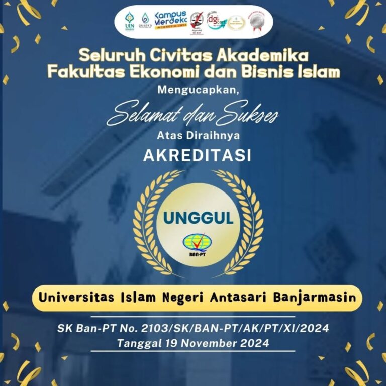 Selamat Akreditasi Unggul UIN Antasari